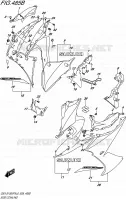 FLANCS DE CARENAGES (YSF) pour Suzuki GSX-S 1000 2016