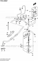 MAITRE CYLINDRE ARRIERE (GSX S1000FAL6 E33) pour Suzuki GSX-S 1000 2016