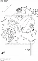 RESERVOIR D'ESSENCE (GSX S1000FAL6 E33) pour Suzuki GSX-S 1000 2016