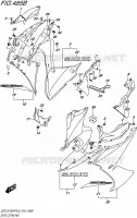FLANCS DE CARENAGES (YSF) pour Suzuki GSX-S 1000 2016