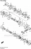 TRANSMISSION pour Suzuki GSX-S 750 2016