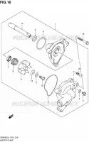 POMPE A EAU pour Suzuki INAZUMA 250 2014