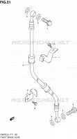 DURITE DE FREIN AVANT pour Suzuki INAZUMA 250 2014