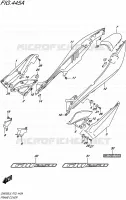 CARENAGES ARRIERE (GW250L5 P33) pour Suzuki INAZUMA 250 2015