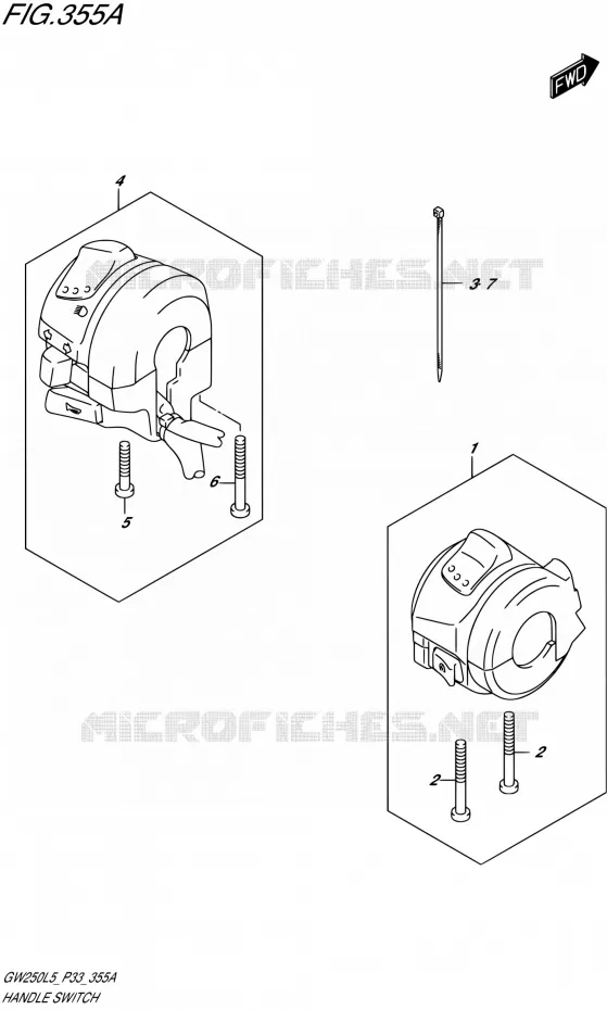 COMMODOS Suzuki MOTO 250 INAZUMA 2015  GW250 L5 (P03,P28,P33)