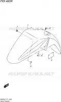 PORTE PAQUET (OPTIONAL) pour Suzuki INAZUMA 250 2015