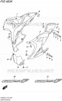 CARENAGES INFERIEUR (FLANCS) pour Suzuki INAZUMA 250 2015