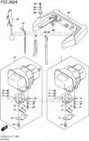 ENSEMBLE SIRENE (GW250JP1L5 P71) pour Suzuki INAZUMA 250 2015