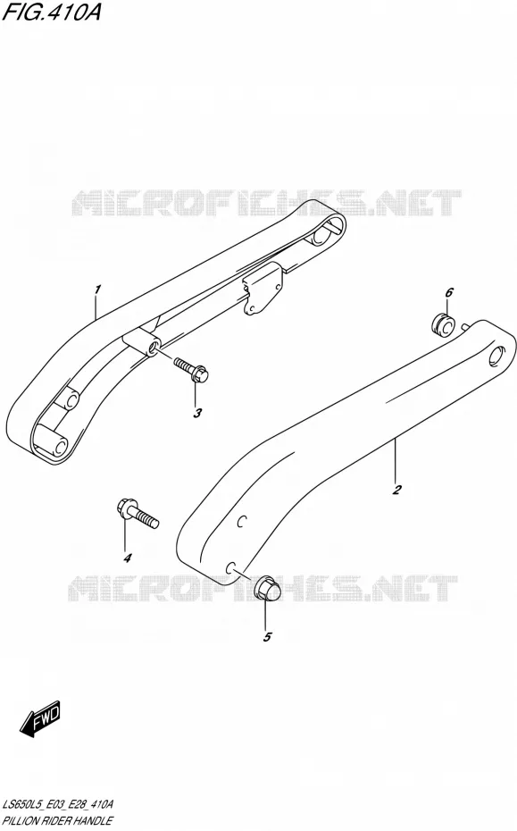 SUPPORT DOSSERET Suzuki MOTO 650 BOULEVARD 2015  LS650 L5 (E03,E28,E33)
