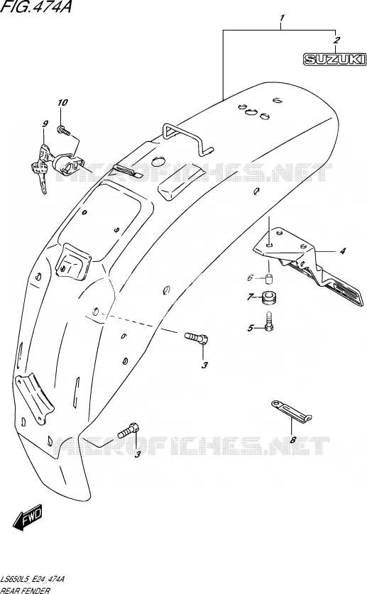 SELLE Suzuki MOTO 650 SAVAGE 2015  LS650 L5 (E24)