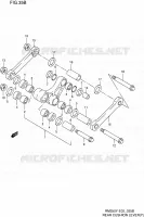 BIELLETTE D'AMORTISSEUR (MODELE Y) pour Suzuki RM 250 2000