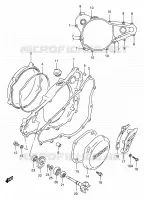 CARTER POMPE A EAU pour Suzuki RM 250 2000