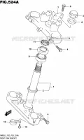 COLONNE DE DIRECTION pour Suzuki RM 85 2015