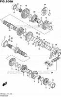 TRANSMISSION pour Suzuki RMX 450 2016