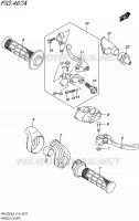 ENSEMBLE LEVIERS   POIGNEES pour Suzuki RM-Z 250 2016