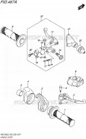 ENSEMBLE LEVIERS   POIGNEES pour Suzuki RM-Z 450 2016