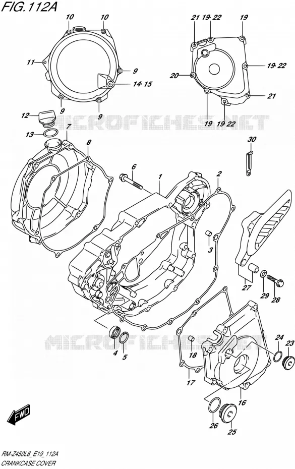 CARTER Suzuki MOTO 450 RM-Z 2016  RM-Z450 L6 (E19)