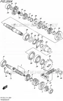 TRANSMISSION pour Suzuki VAN-VAN 125 2015
