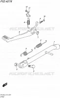 BEQUILLE pour Suzuki VAN-VAN 125 2015