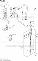 MAITRE CYLINDRE ARRIERE (SFV650AL3 E28) pour Suzuki GLADIUS 650 2013