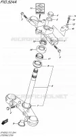 COLONNE DE DIRECTION pour Suzuki GLADIUS 650 2015
