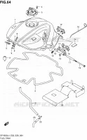 RESERVOIR D'ESSENCE (SFV650AL4 E33) pour Suzuki GLADIUS 650 2014