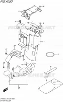BAC A BATTERIE   OUTILS (SFV650AL5 E28) pour Suzuki GLADIUS 650 2015