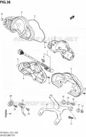 COMPTEUR (SFV650L4 E21) pour Suzuki GLADIUS 650 2014