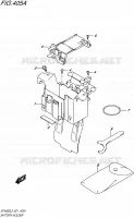 BAC A BATTERIE   OUTILS (SFV650L5 E21) pour Suzuki GLADIUS 650 2015