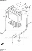 BATTERIE (SFV650UL5 E21) pour Suzuki GLADIUS 650 2015