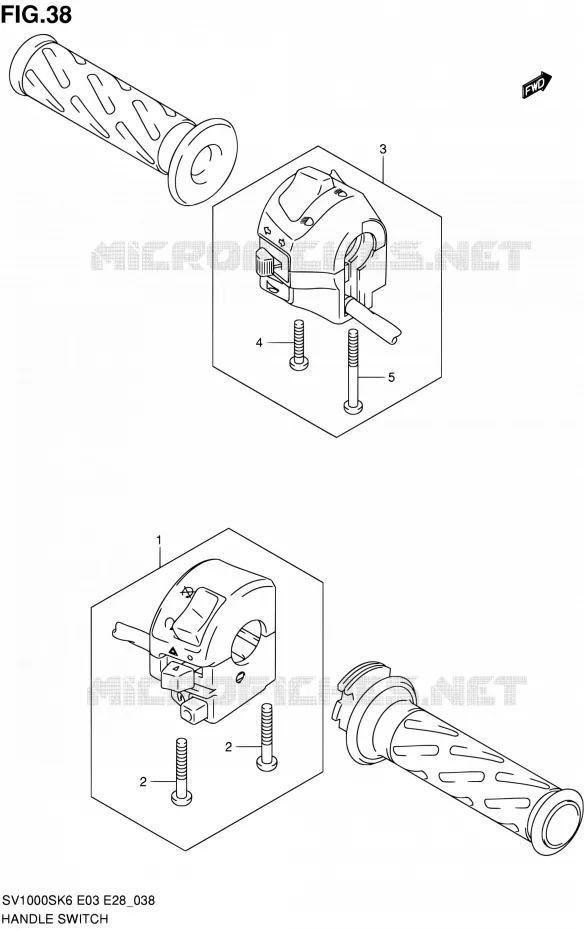 COMMODOS (SV1000S) Suzuki MOTO 1000 SV-S 2007  SV1000S K7 (E33)