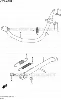 BEQUILLE pour Suzuki TU 250 2016