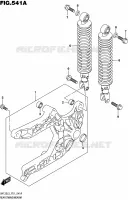BRAS OSCILLANT ARRIERE pour Suzuki BURGMAN 125 2015