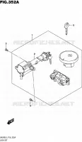 KIT SERRURE (UH200L5 P04) pour Suzuki BURGMAN 200 2015