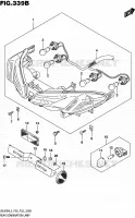 ENSEMBLE FEU ARRIERE (UH200AL5 P33) pour Suzuki BURGMAN 200 2015