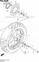 ROUE AVANT (UH200AL5 P33) pour Suzuki BURGMAN 200 2015