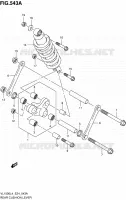 BIELLETTE D'AMORTISSEUR pour Suzuki INTRUDER 1500 2014