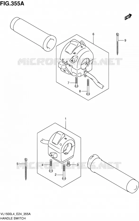COMMODOS (VL1500L4 E24) Suzuki MOTO 1500 INTRUDER 2014  VL1500 L4/VL1500B L4 (E24)