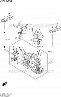 CORPS DE PAPILLON pour Suzuki INTRUDER 1500 2015