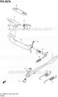 BEQUILLE pour Suzuki BOULEVARD 1500 2014