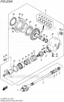 ARBRE DE TRANSMISSION   COUPLE CONIQUE ARRIERE pour Suzuki INTRUDER 1500 2015