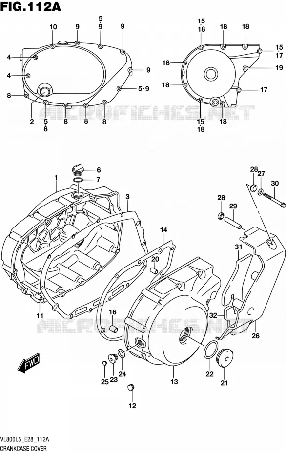 CARTER Suzuki MOTO 800 BOULEVARD 2015  VL800 L5 (E28)