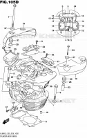 CULASSE (REAR) (VL800TL5 E28) pour Suzuki BOULEVARD 800 2015