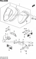 ENSEMBLE FEU ARRIERE (VL800TL5 E28) pour Suzuki BOULEVARD 800 2015
