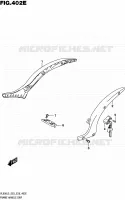 SUPPORT ARRIERE (VL800TL5 E33) pour Suzuki BOULEVARD 800 2015