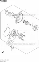 POMPE A EAU pour Suzuki BOULEVARD 1500 2014