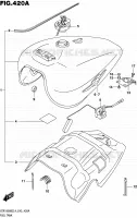 RESERVOIR D'ESSENCE pour Suzuki BOULEVARD 1800 2014