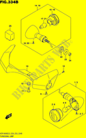 CLIGNOTANTS (VZR1800BZL5 E33) pour Suzuki BOULEVARD 1800 2015
