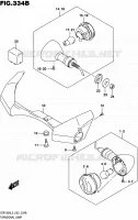 CLIGNOTANTS (VZR1800L5 E19) pour Suzuki INTRUDER 1800 2015