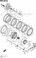 EMBRAYAGE (VZR1800L5 E02) pour Suzuki INTRUDER 1800 2015